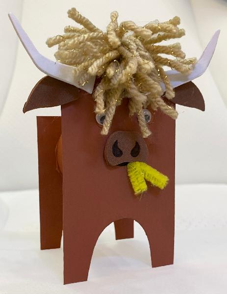Standing Highland Cow